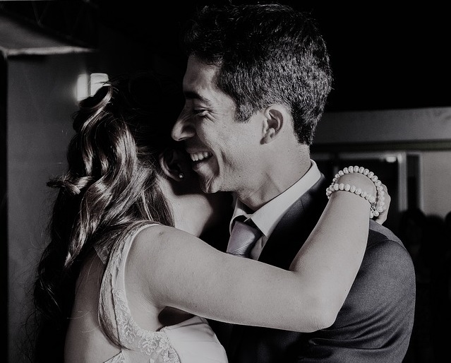 Couple's first dance